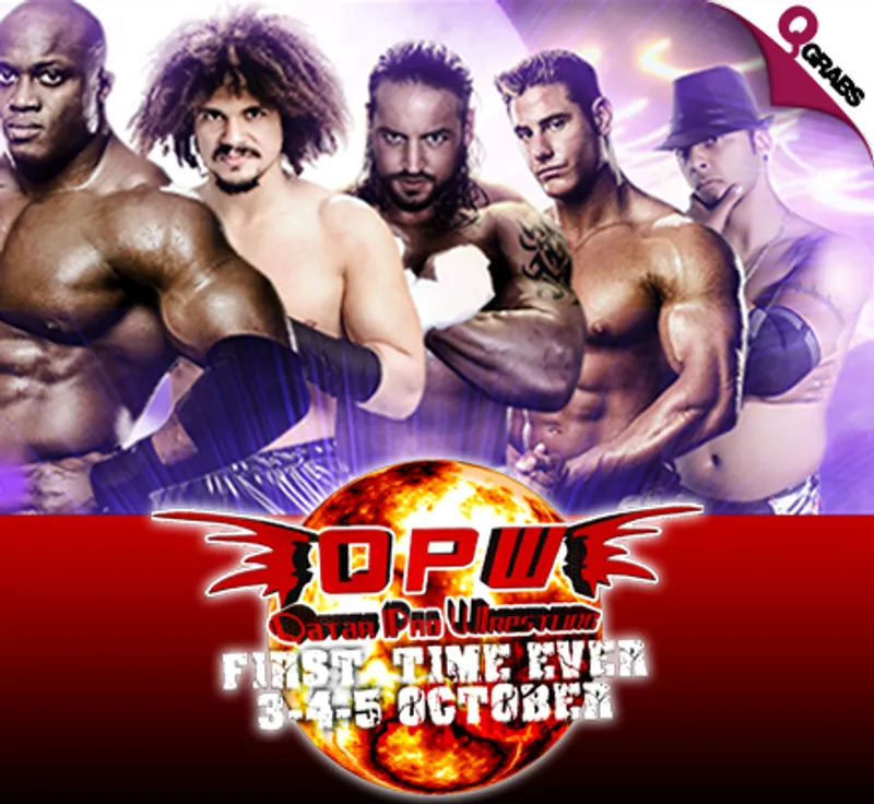 For QR50 Get a Ticket to Watch the Adrenaline Packed Qatar Pro Wrestling - Category RED! (QR100 Value)